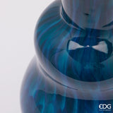 edg enzo de gasperi edg enzo de gasperi vaso macula bottiglia h 37 cm d 175 cm vetro blue ean 8059824485199