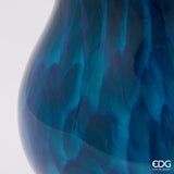 edg enzo de gasperi edg enzo de gasperi vaso macula bottiglia h 37 cm d 175 cm vetro blue ean 8059824485199