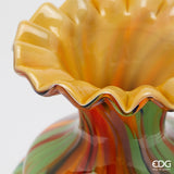 edg enzo de gasperi edg enzo de gasperi vaso macula bottiglia h 375 cm d 255 cm vetro orange mix ean 8059824485212