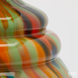 edg enzo de gasperi edg enzo de gasperi vaso macula bottiglia h 375 cm d 255 cm vetro orange mix ean 8059824485212