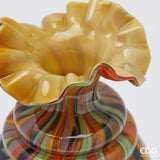 edg enzo de gasperi edg enzo de gasperi vaso macula bottiglia h 31 cm d 19 cm vetro orange mix ean 8059824456700