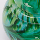 edg enzo de gasperi edg enzo de gasperi vaso macula bottiglia h 31 cm d 19 cm vetro green ean 8059824485250