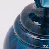 edg enzo de gasperi edg enzo de gasperi vaso macula bottiglia h 31 cm d 19 cm vetro blue ean 8059824485274