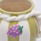 edg enzo de gasperi edg enzo de gasperi vaso lamponi h 13 d 14 cm ceramica green mix ean 8059824462299