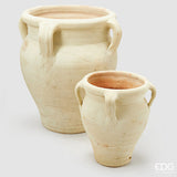 edg enzo de gasperi set 2 pz vaso terracotta anfora con manico h 70 cm h 45 cm rust waterproof ean 8059824493125