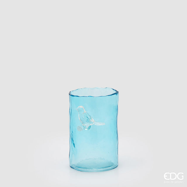 edg enzo de gasperi vaso trespolo cilindro h 15 cm d 10 cm light blue ean 8059824495303