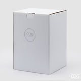 edg enzo de gasperi edg enzo de gasperi vaso chignon h 28 cm d 22 cm vetro white ean 8059824536860