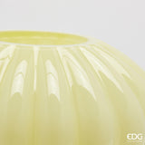 edg enzo de gasperi edg enzo de gasperi vaso diamante h 27 cm d 23 cm vetro light yellow ean 8059824537188