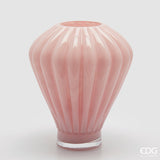 edg enzo de gasperi edg enzo de gasperi vaso diamante h 35 cm d 30 cm vetro pink ean 8059824537263