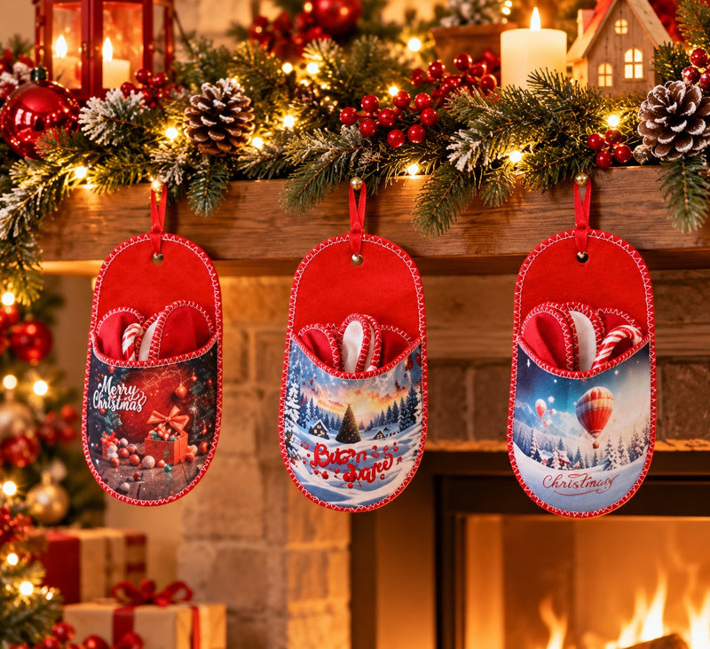 Ad Trend Set 3 Paia di Pantofole Assortite 26x47 cm 1 Cf – Idea Regalo Natale