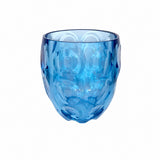 GUZZINI Bicchiere Basso Bubbles Blu – Bicchiere in Plastica Colorato Design Moderno