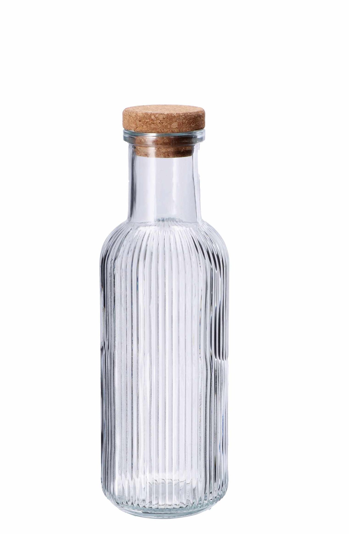 regalo italiano regalo italiano bottiglia vetro con tappo sughero d 9 cm h 275 cm 1 lt trasparente ean 8057586110397