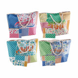 regalo italiano regalo italiano borsa mare con pochette 58 x 18 x h 38 cm ass blu verde 1 pz ean 8057586110922