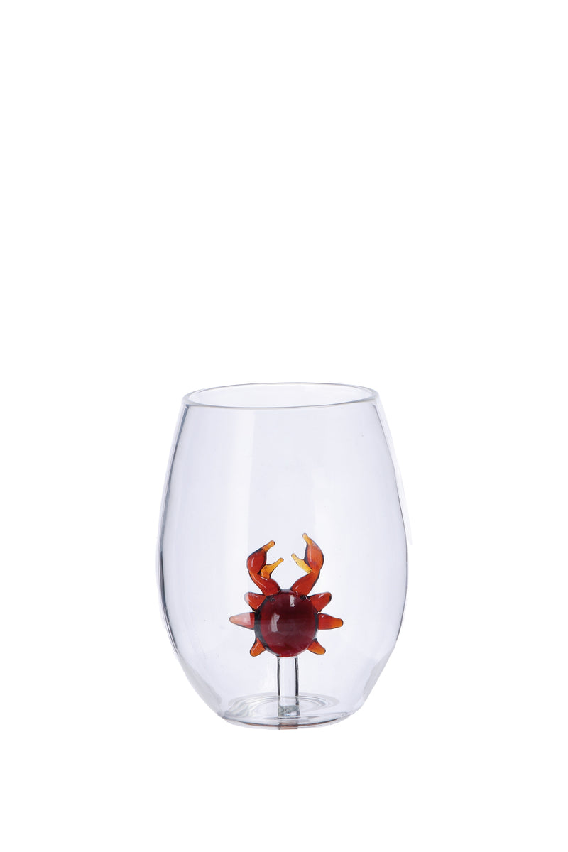regalo italiano regalo italiano bicchiere vetro decoro ass 50 cl multicolor 1 pz ean 8057586125049