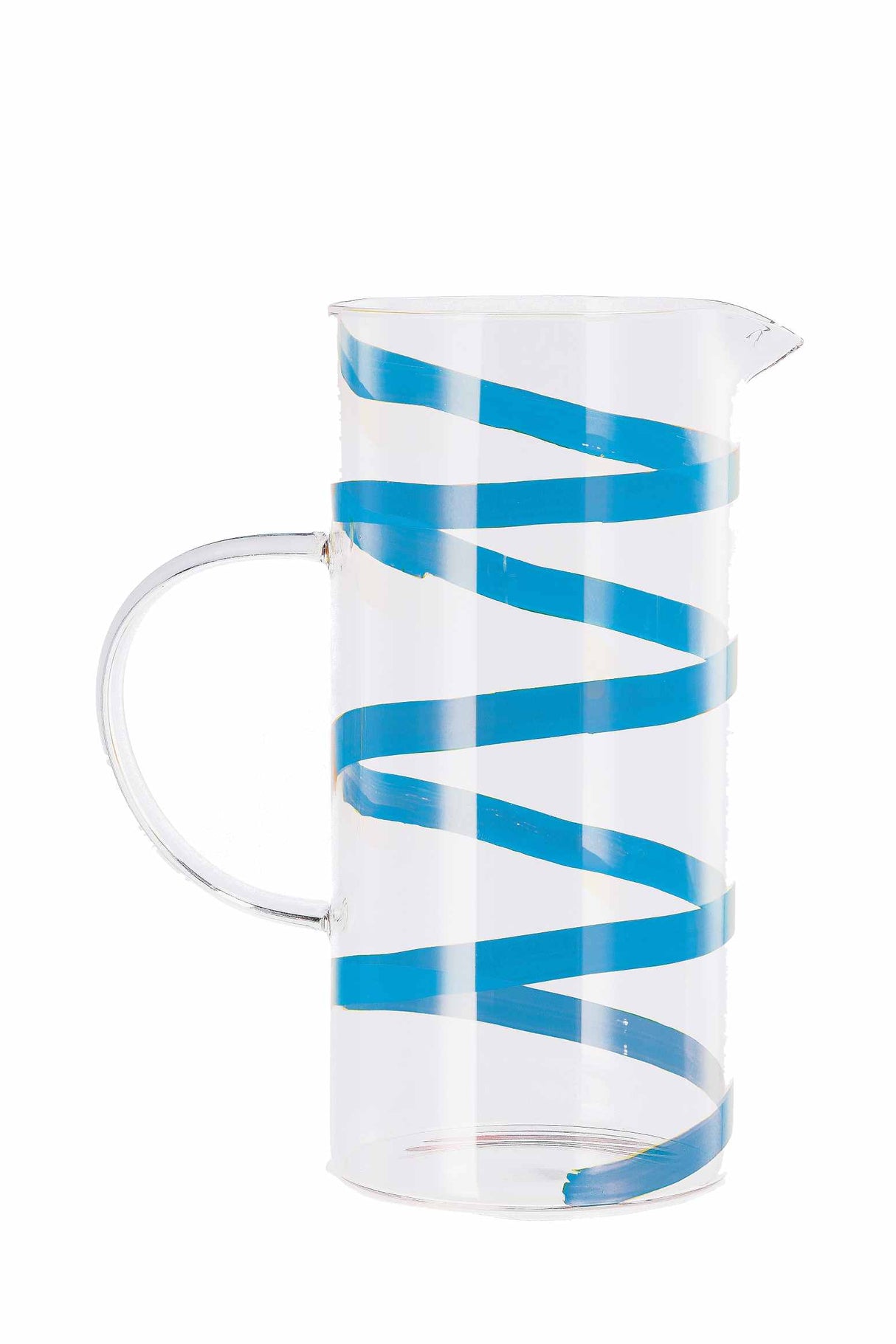 regalo italiano regalo italiano caraffa vetro 142 lt d 175 cm h 22 cm ass decorazione verde giallo rosa blu 1 pz ean 8057586125070