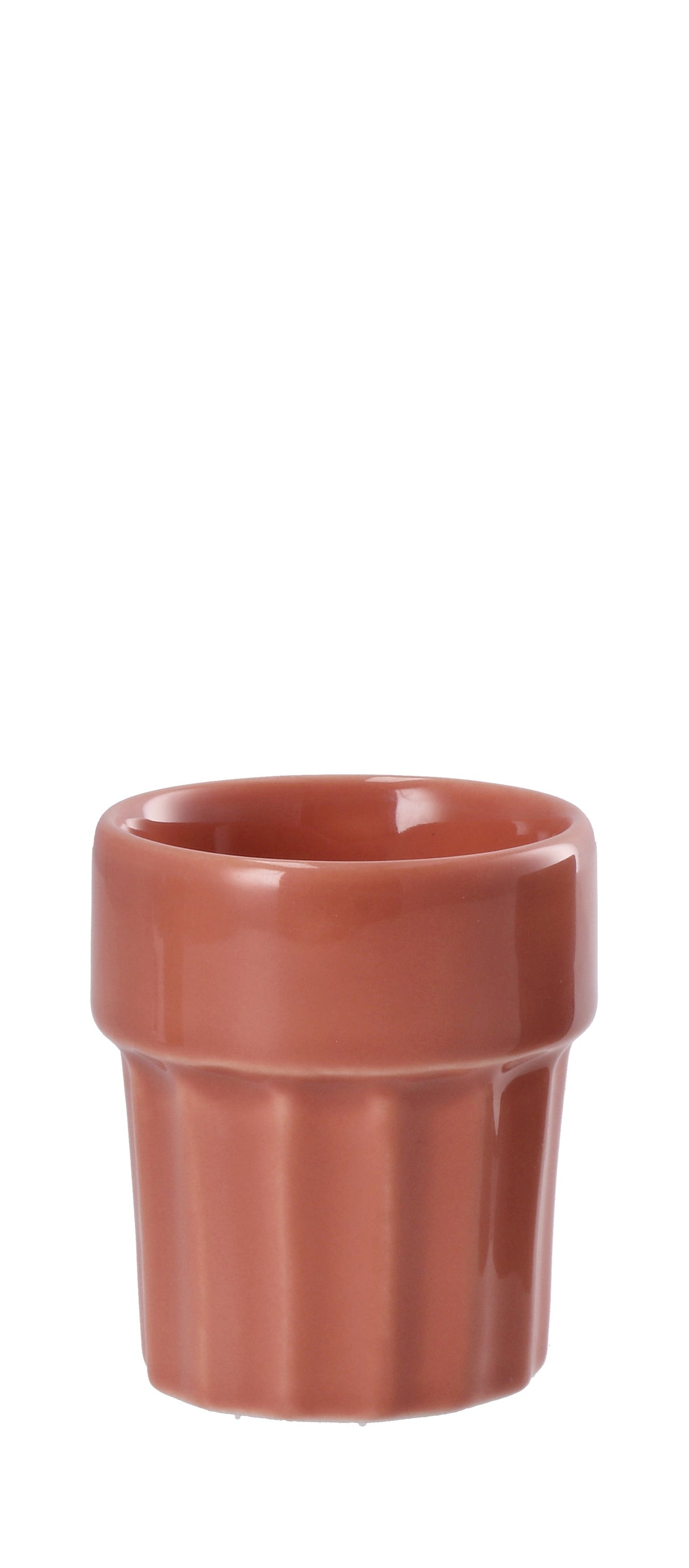 regalo italiano regalo italiano bicchierino righe coen ceramica ass 95 cl bianco grigio rosso salvia 1 pz ean 8057586128651