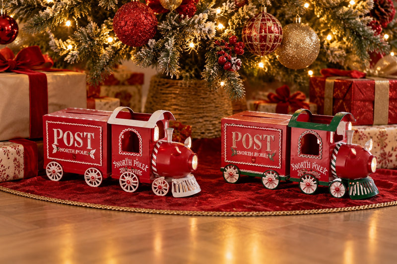 Ad Trend Treno Decorativo Natalizio in Ferro Assortito 46x15xH22 cm 1 Pz – Decorazione di Natale