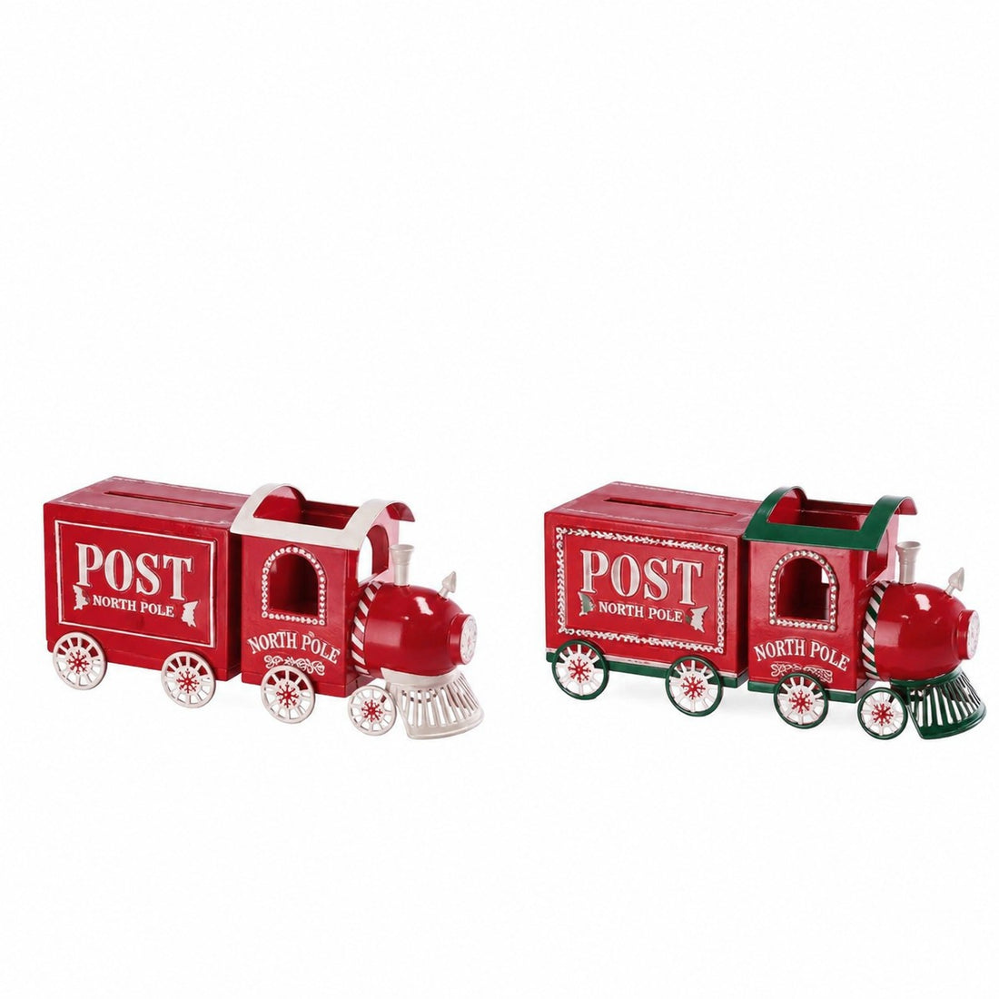 Ad Trend Treno Decorativo Natalizio in Ferro Assortito 46x15xH22 cm 1 Pz – Decorazione di Natale