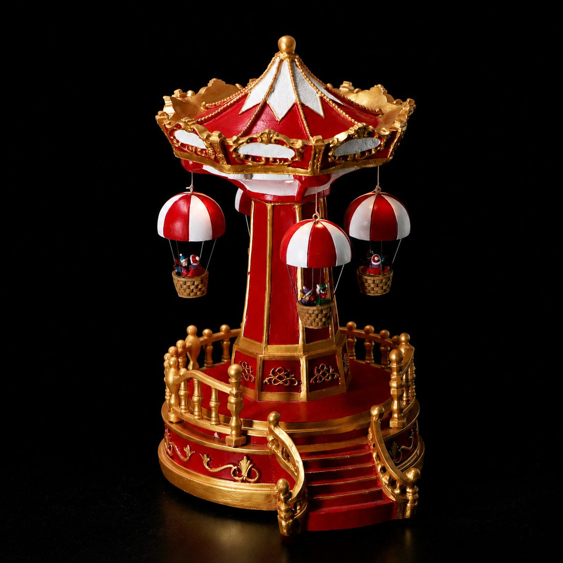 Ad Trend Giostra Natale con 12 Led 22 x 18 Cm H 30 Cm Multicolor