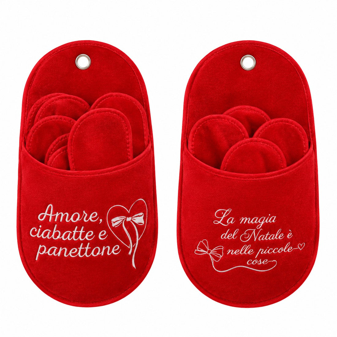 Ad Trend Set 5 Paia di Pantofole Ass. 1 Cf 26x47 cm – Confezione Regalo Natale