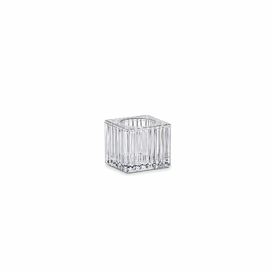 Ad Trend Portacandela in Vetro 4 x 4 Cm H 4 Cm – Ideale Bomboniera ed Eventi