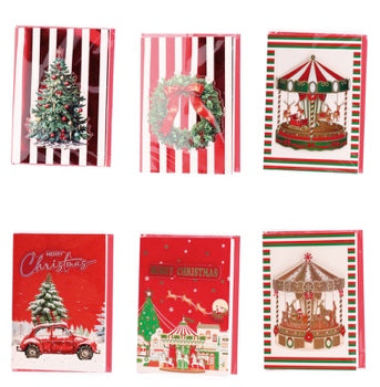 Ad Trend Biglietto di Auguri Natalizio con Busta Assortito 12x17 cm 1 Pz – Biglietto Regalo di Natale