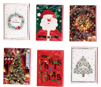 Ad Trend Biglietto di Auguri Natalizio Musicale con Busta Assortito 15x20 cm 1 Pz – Biglietto Regalo di Natale