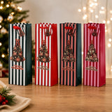 Ad Trend Borsa Portabottiglia in Carta Stampata Ass. Decoro 12x9x36 Cm Natalizio 1 Pz
