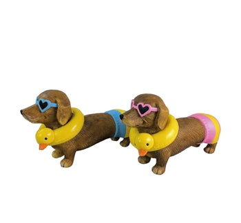 Ad Trend Decorazione a Forma di Cane in Magnesia Assortita 40x15xH24 cm 1 Pz – Soprammobile Decorativo per la Casa