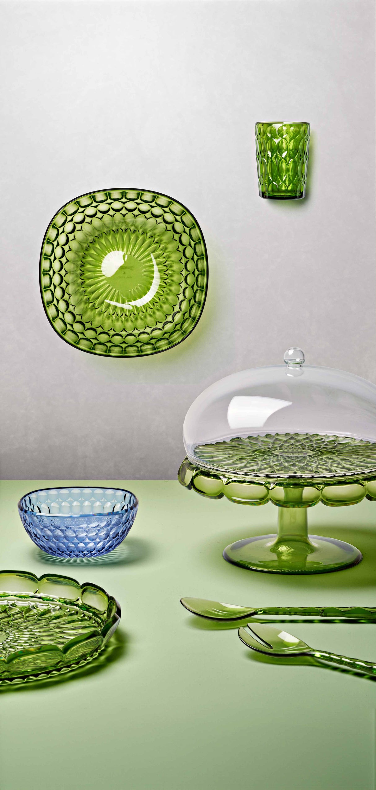 guzzini guzzini vassoio tondo piccolo vanity bio based d 30 cm verde ninfea ean 8008392395478