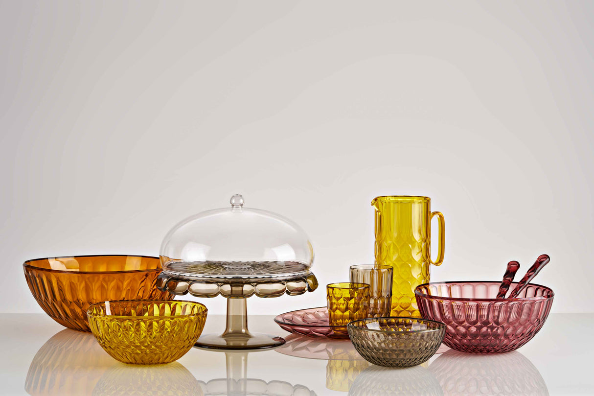 guzzini guzzini contenitore vanity bio based d 12 cm caramello ean 8008392391272