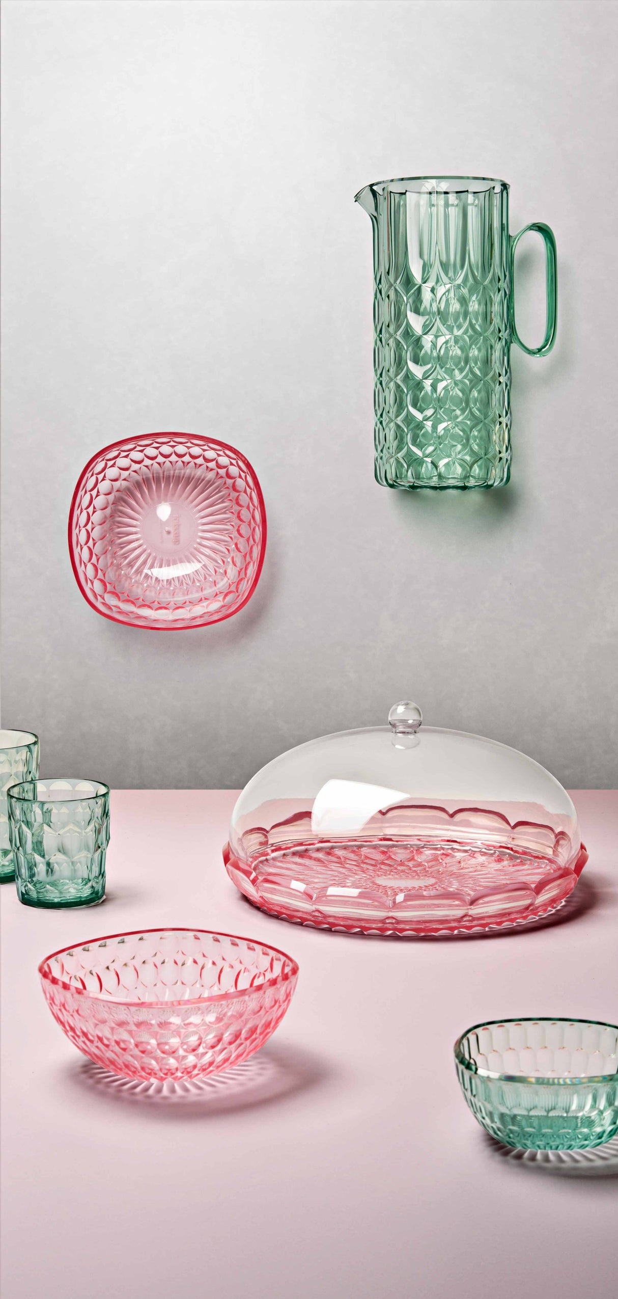 guzzini guzzini contenitore vanity bio based d 16 cm rosa flamingo ean 8008392393863