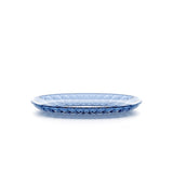 GUZZINI Vassoio Ovale Piccolo Vanity Bio-Based 32 x 19,5 Cm Blu