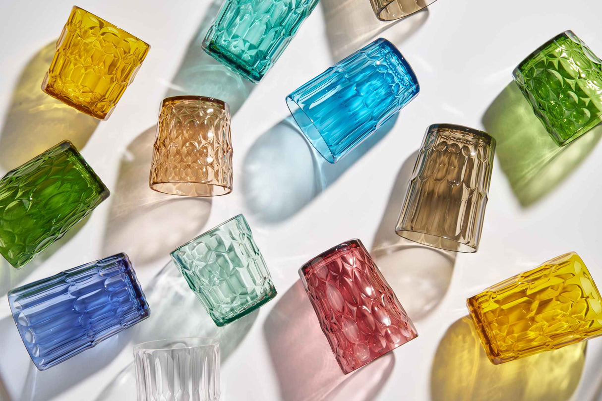 guzzini guzzini set 6 bicchieri alti vanity d 86 cm h 118 cm multicolor ean 8008392396116