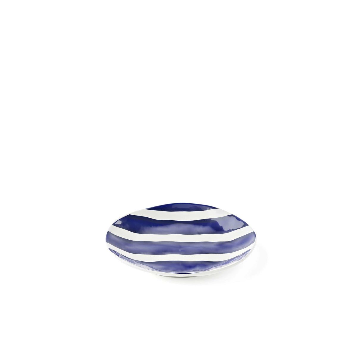GUZZINI Piatto Dessert Riviera Melamina D 21,5 Cm Bianco Blu