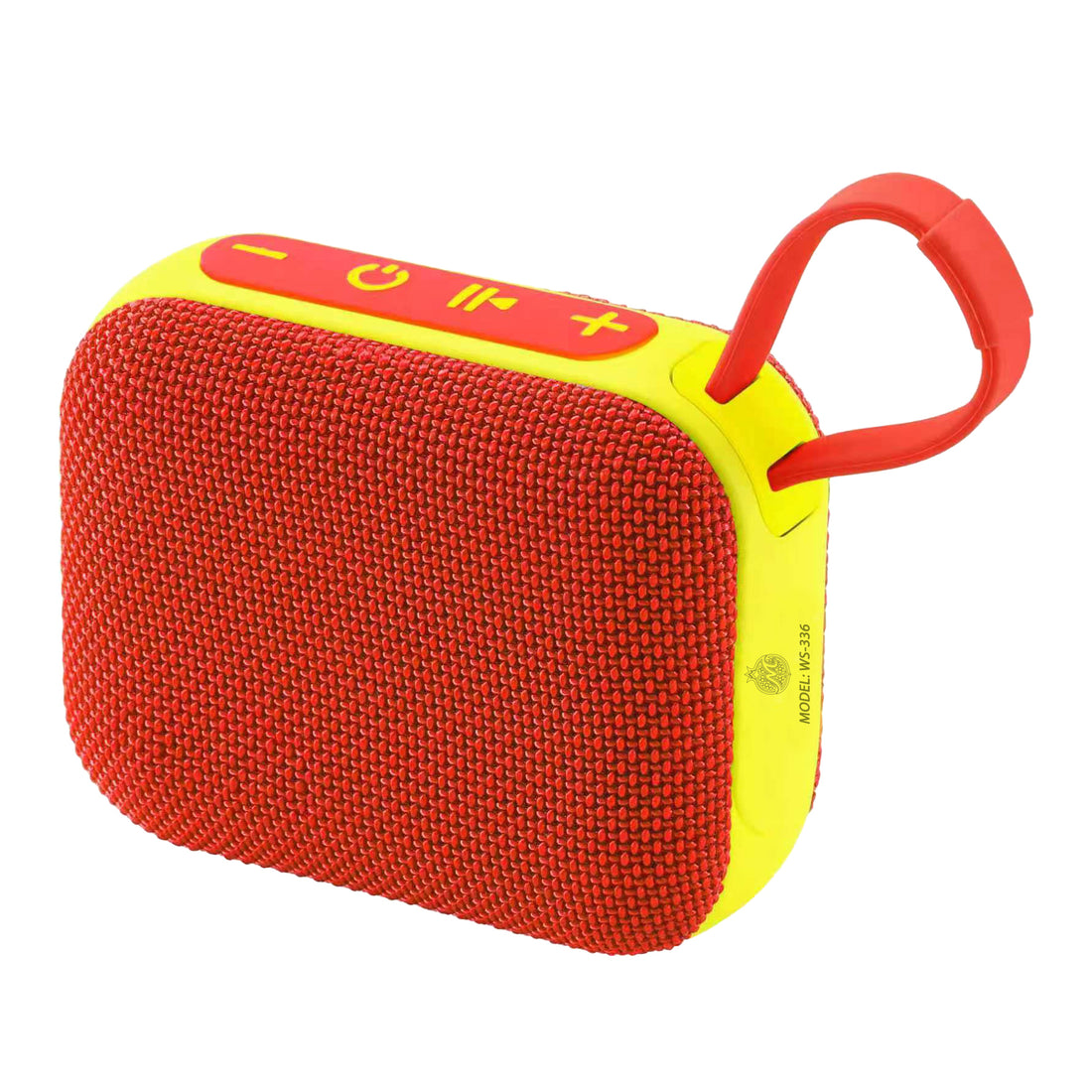L'Arcolaio Speaker Bluetooth Rettangolare FM Rosso/Giallo 10,1x8,2x4,6 cm