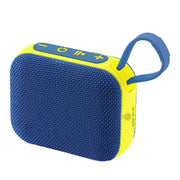 L'Arcolaio Speaker Bluetooth Rettangolare FM Blu/Giallo 10,1x8,2x4,6 cm