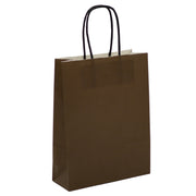 L'Arcolaio Shopper Kraft Marrone Regali Natalizi 18x7x24 cm Cf 10 pz