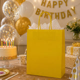 L'Arcolaio Shopper Kraft Giallo Regali Natalizi 22X10X29 Cf 10 Pz