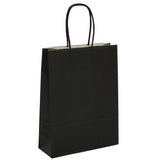 L'Arcolaio Shopper Kraft Nero Regali Natalizi 45X15X50 Cm Cf 10 Pz
