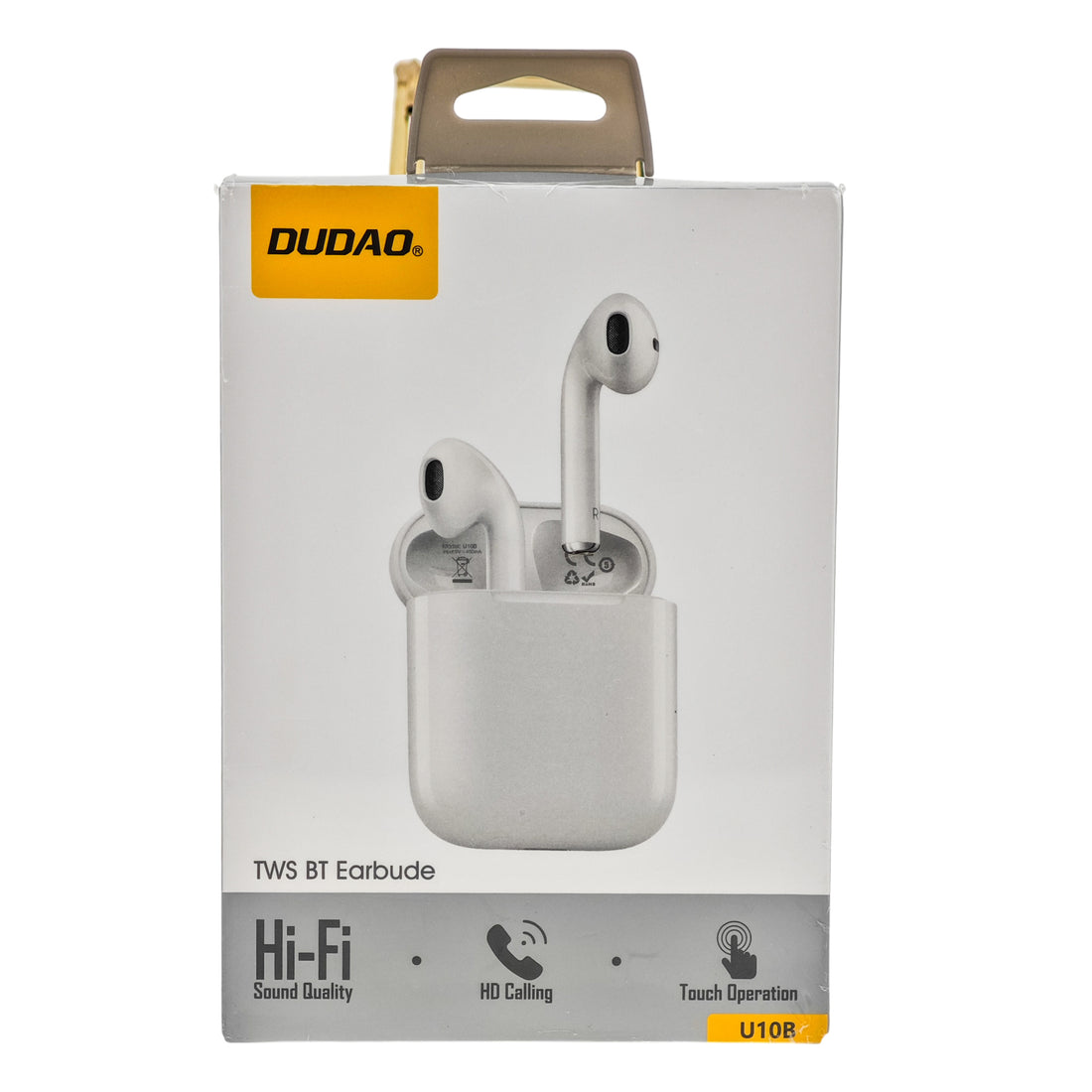 L'Arcolaio Auricolari Bluetooth Wireless TWS con Custodia di Ricarica, Touch Control, Microfono HD, Audio Hi-Fi, Bianco