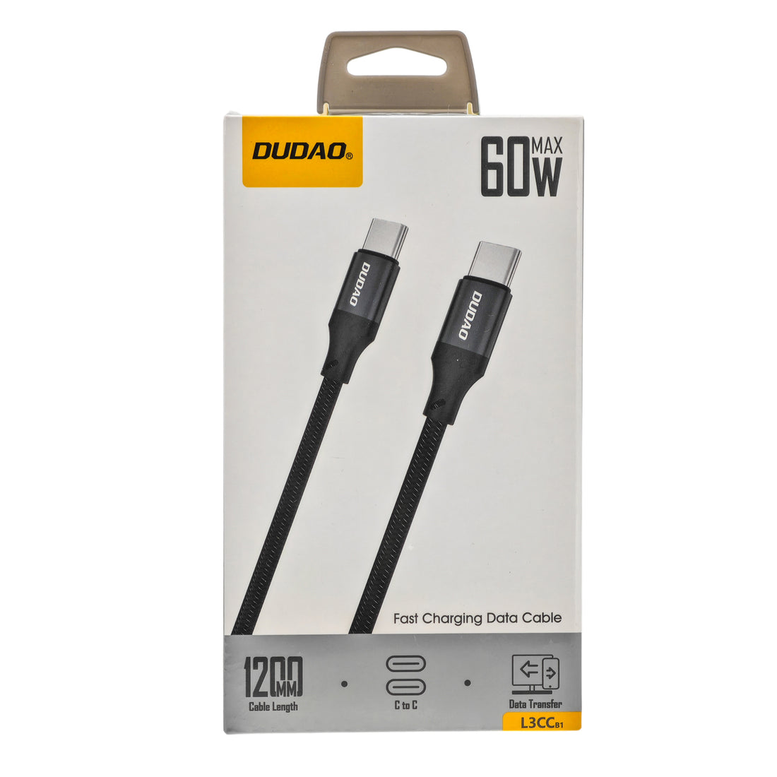 L'Arcolaio Cavo USB-C a USB-C 1,2 Metri, Ricarica Rapida 60W Power Delivery e Trasferimento Dati, Nero