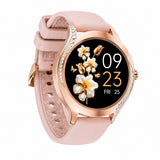 L'Arcolaio Smartwatch Bluetooth W22 Donna con Display Touch 1,19", Impermeabile IP67, Autonomia Fino a 7 Giorni, Cinturino Rosa