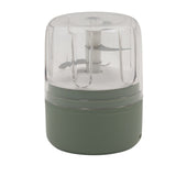 L'Arcolaio Green Mini Tritatutto Elettrico 8,7x8,7x12,2 cm Trita Alimenti Compatto Ricaricabile