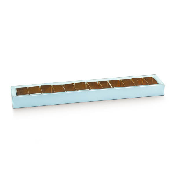 Scotton Scatola Quadretto 360 x 50 x 30 Mm Lino Azzurro 10 Pz