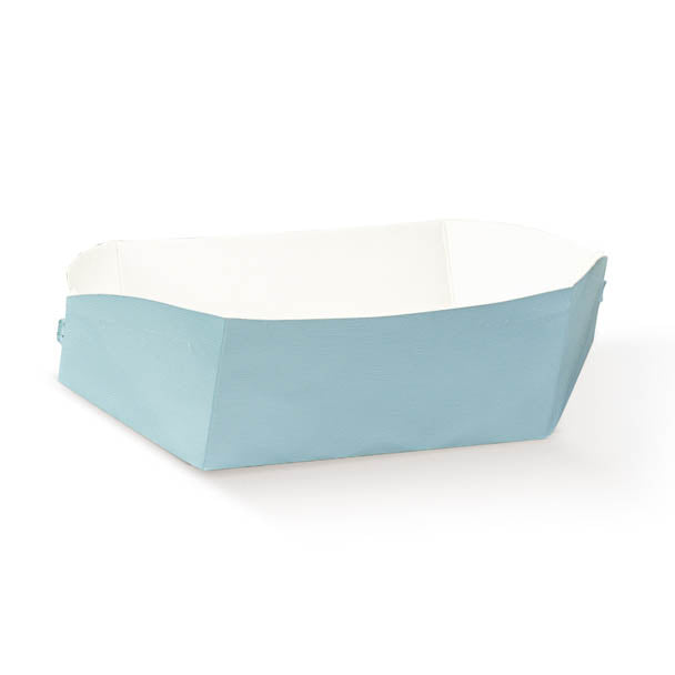Scotton Vassoio Clip 120 x 75 x 60 Lino Azzurro 10 Pz