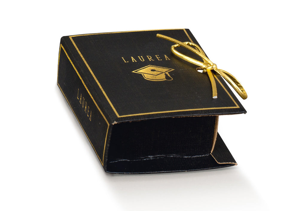 Scotton Scatola Book 70 x 60 x 30 Mm Graduation Seta Nero 10 Pz