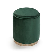 Versa Puff con Storage e Vassoio Velvet Verde