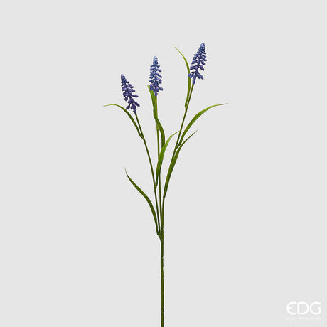 edg enzo de gasperi ramo muscari artificiale con 3 fiori h 59 cm lavender ean 8059824359391