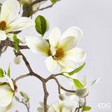 edg enzo de gasperi magnolia con vaso fiori bocciolo e foglie artificiale h 215 cm light yellow ean 8059824496621